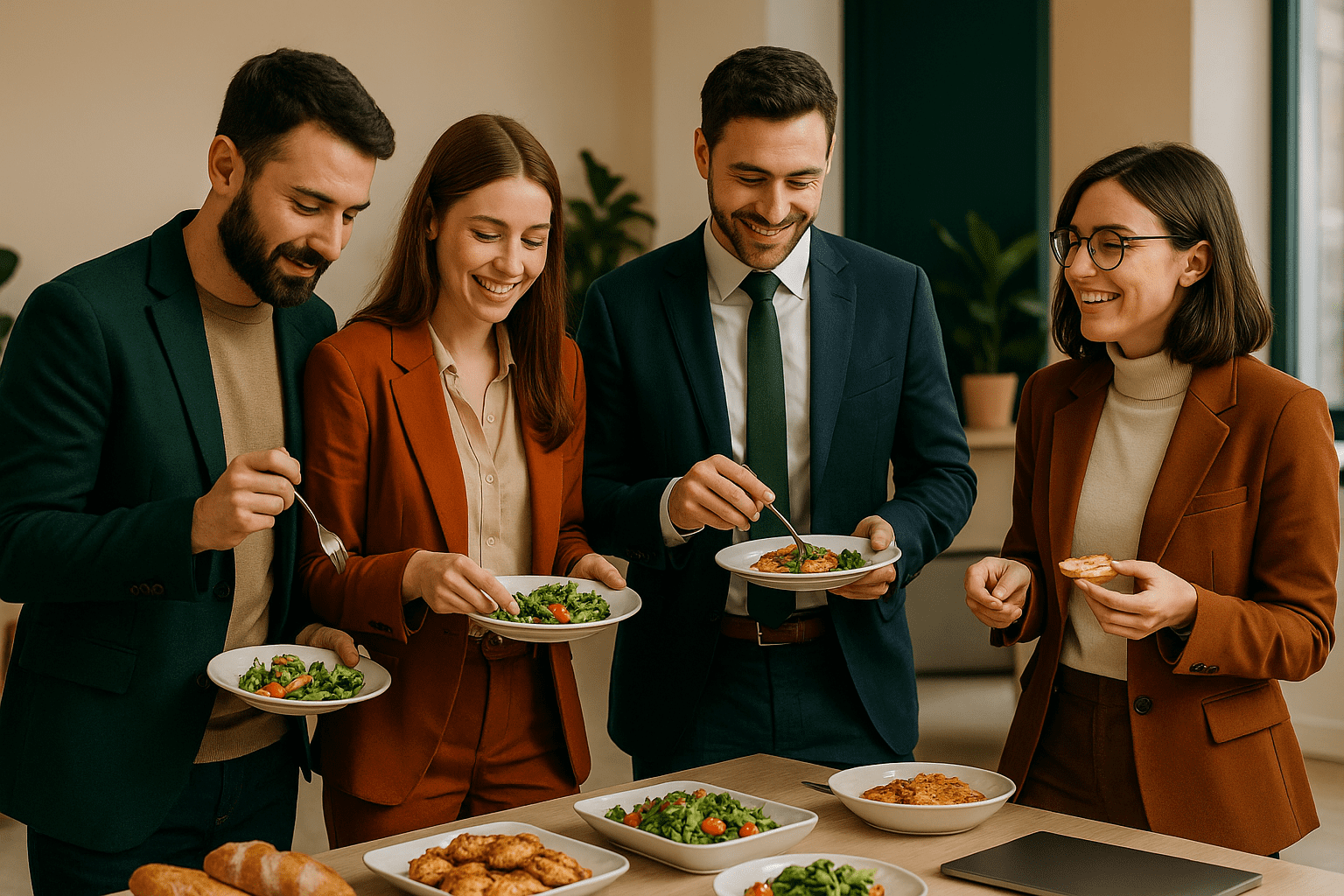 Comida casera en oficinas